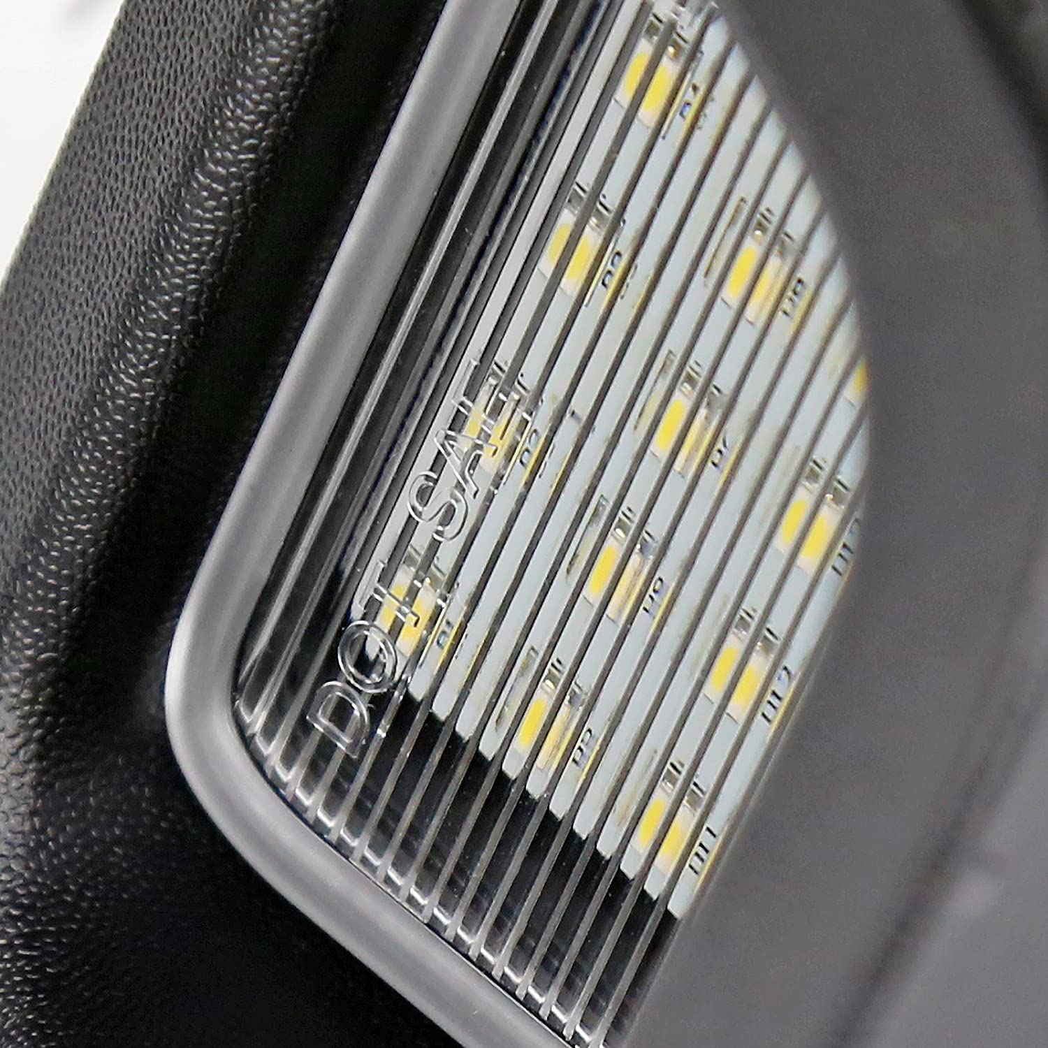 Spec-D Tuning Rear Clear License Plate LED Lights Lamps Compatible with Dodge Ram 1500 2500 3500 2003-2018, 2019 Classic
