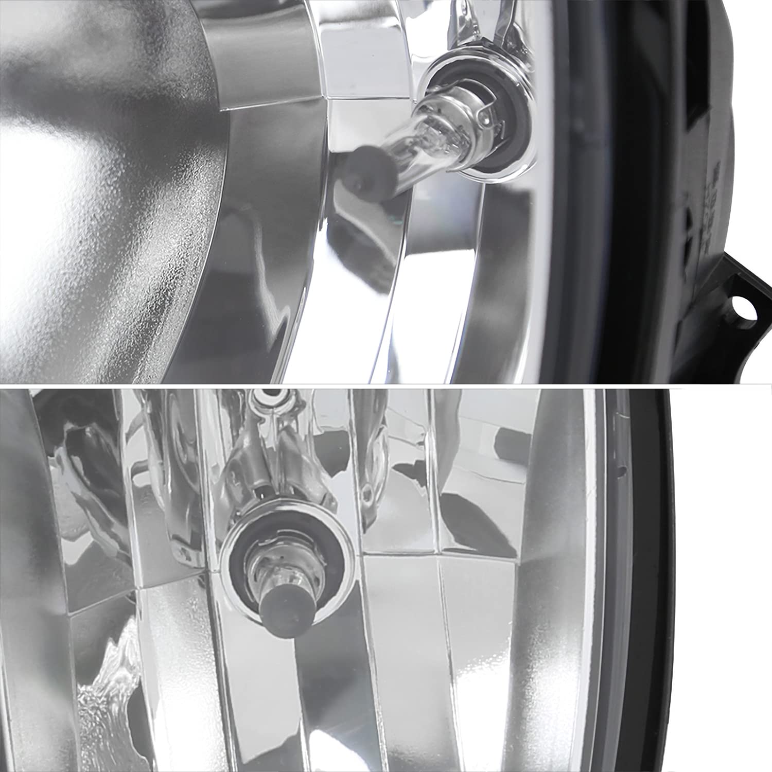 Fog Lights Spec-D Tuning Clear Lens + HB4(9006) Bulbs + Switch Included Compatible with Dodge Ram 1500 2013-2018 L+R Pair Assembly