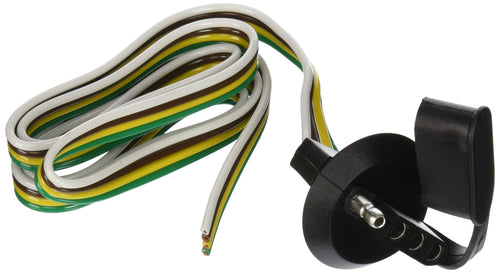 4-Way Flat Tow Ready 118043 Vehicle End Wiring Connector, 30 ft. Length Wire
