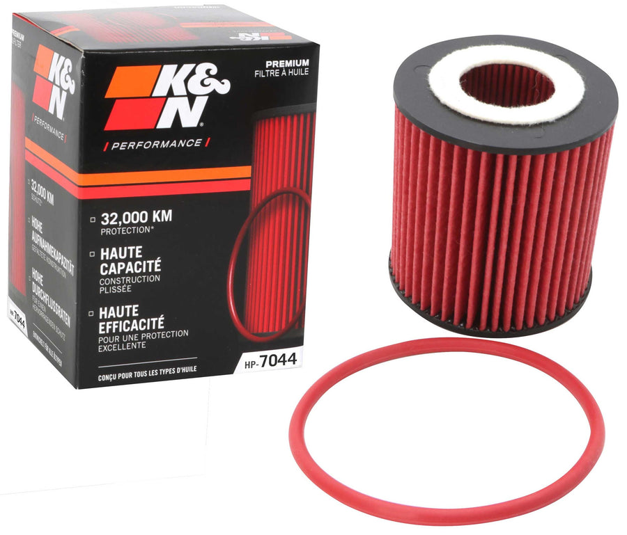 K&N Oil Filter Premium: 20,000 Mile Engine Protection, High Capacity/High Efficiency: Compatible with 2011-2022 FORD/MAZDA: (See Product Description for Select Models) HP-7044