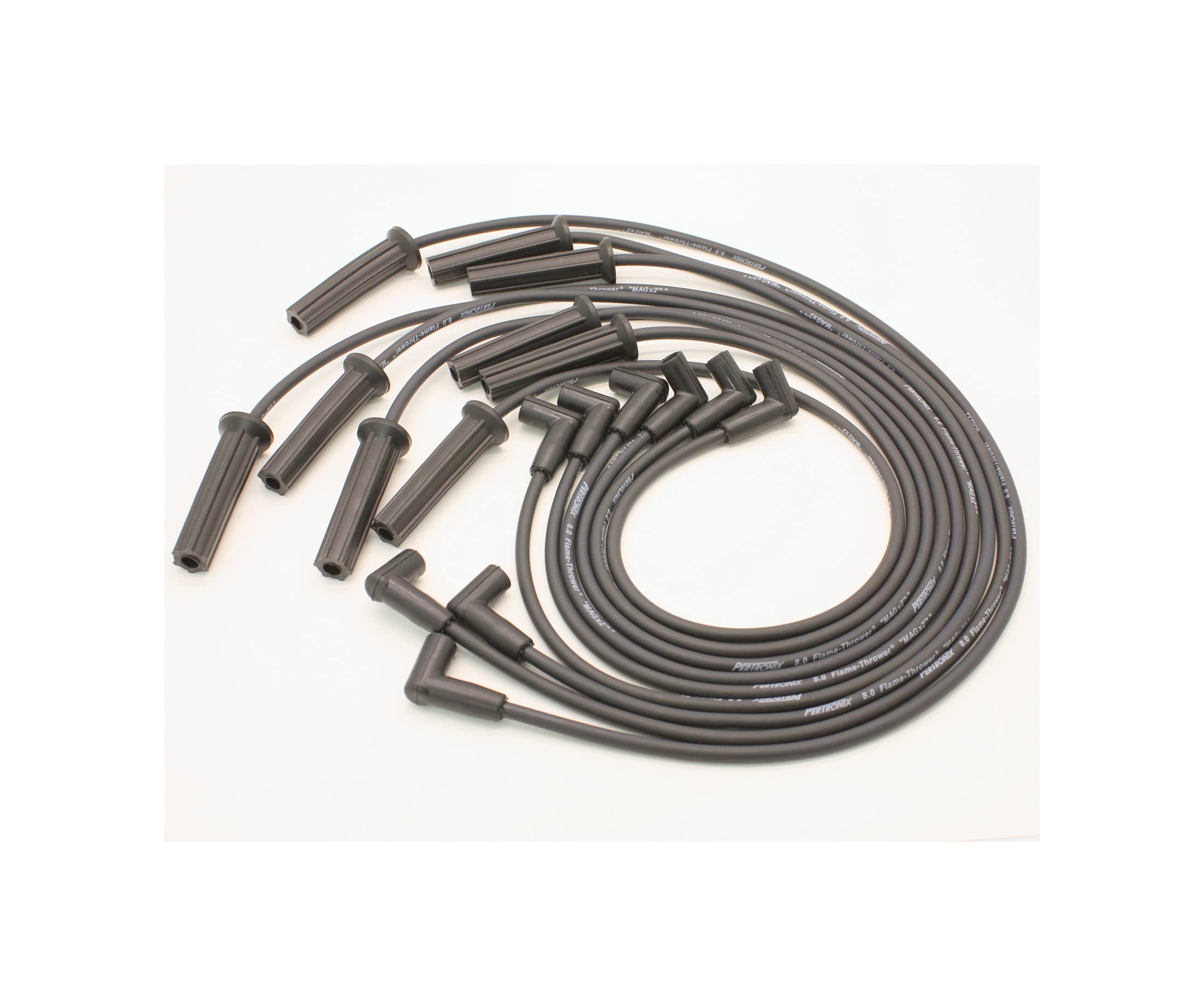 Flame-Thrower Pertronix 808216 Black Custom Fit 8mm 8 Cylinder Spark Plug Wire