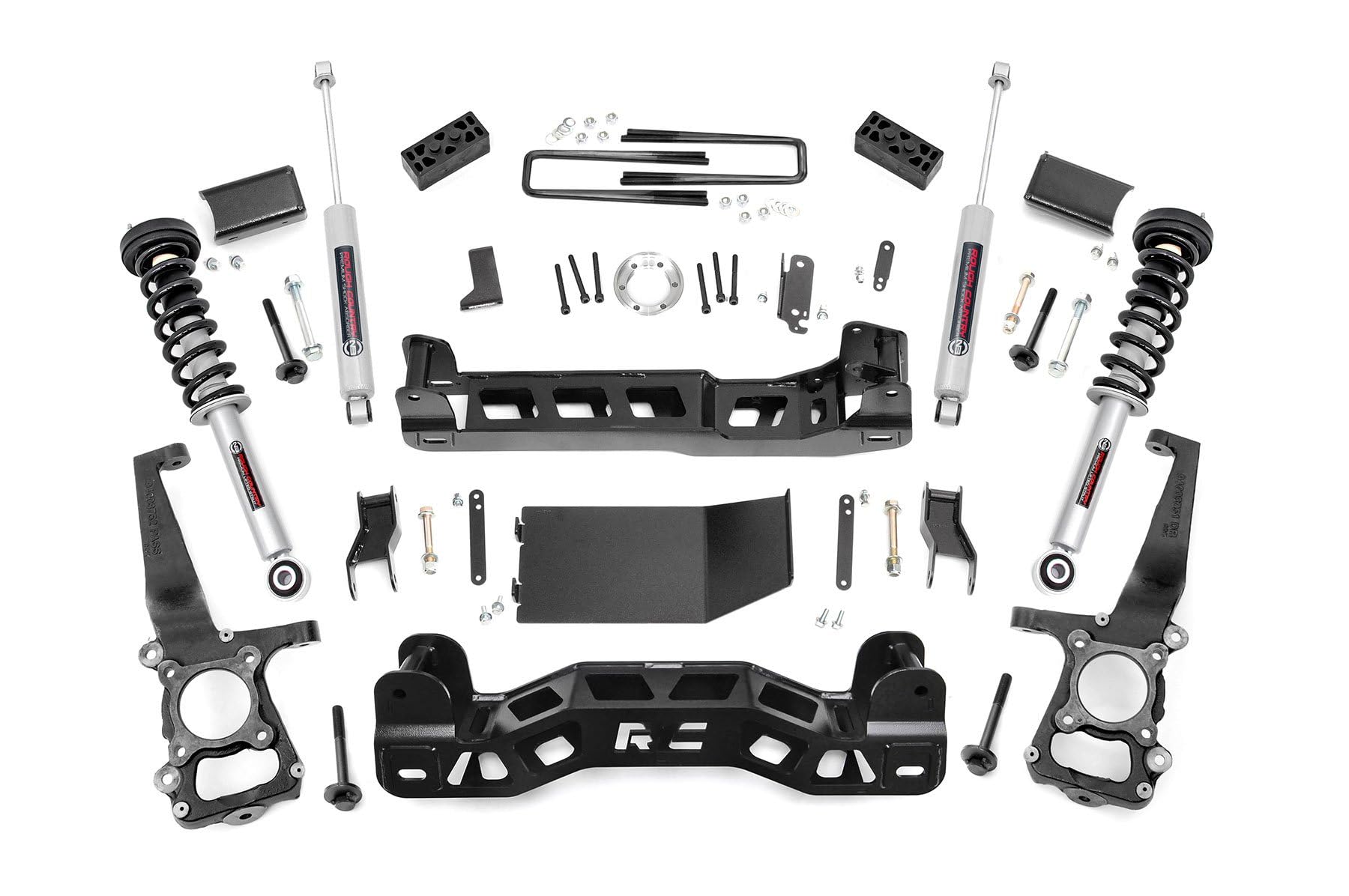 4" Lift Kit Rough Country w/N3 Struts for 2009-2010 Ford F-150 4WD - 59931