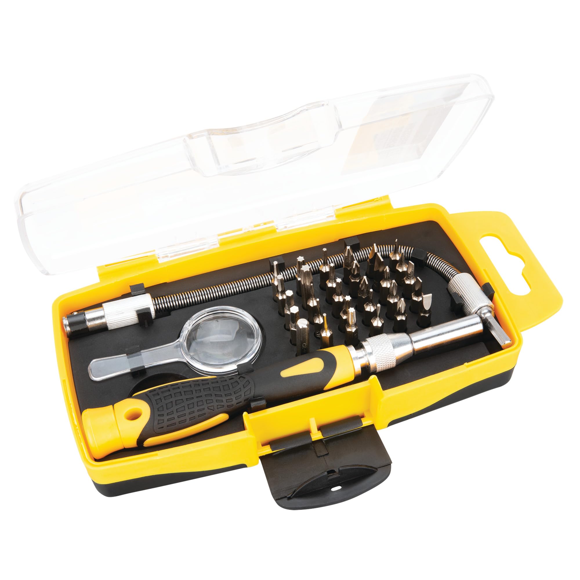 33-Piece Performance Tool Precision Driver Set With Clear View Storage Case
