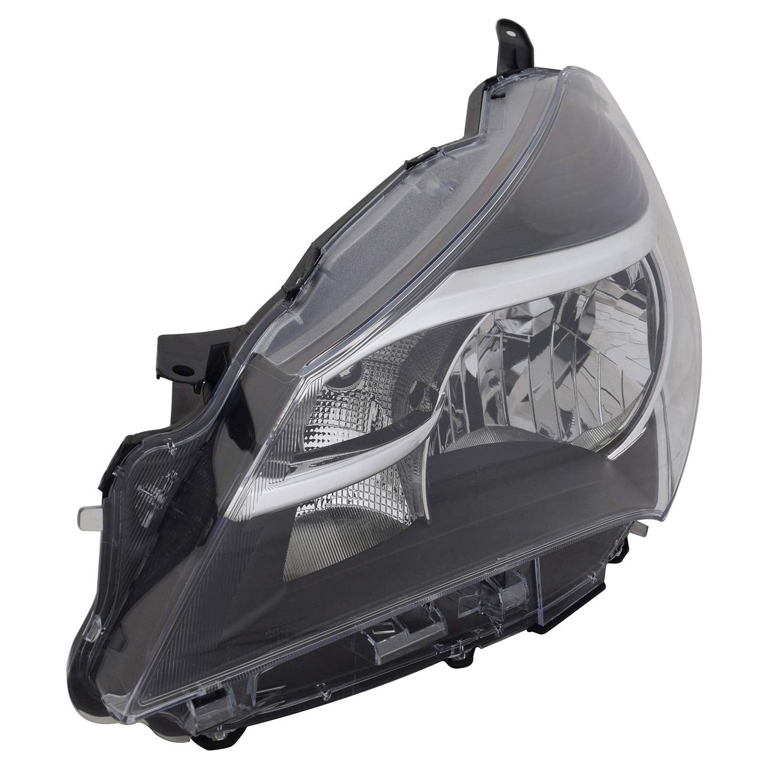 Left TYC Headlight Assembly Compatible with 2015-2017 Toyota Yaris