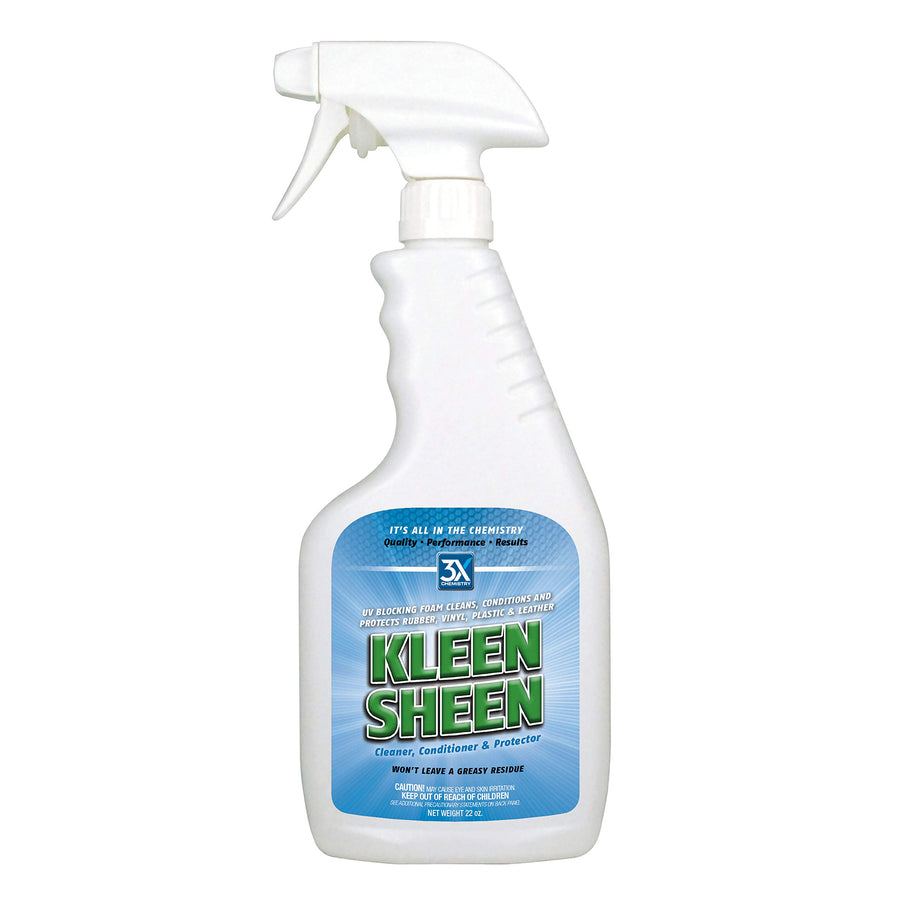 Kleen Sheen 3X:Chemistry Leather and Vinyl Protectant - 22 oz.