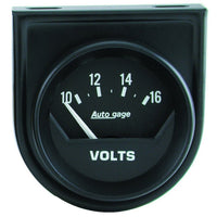 AUTO METER Autogage 2362 Electric Voltmeter Gauge, Regular, 2.3125 in.