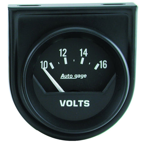 AUTO METER Autogage 2362 Electric Voltmeter Gauge, Regular, 2.3125 in.