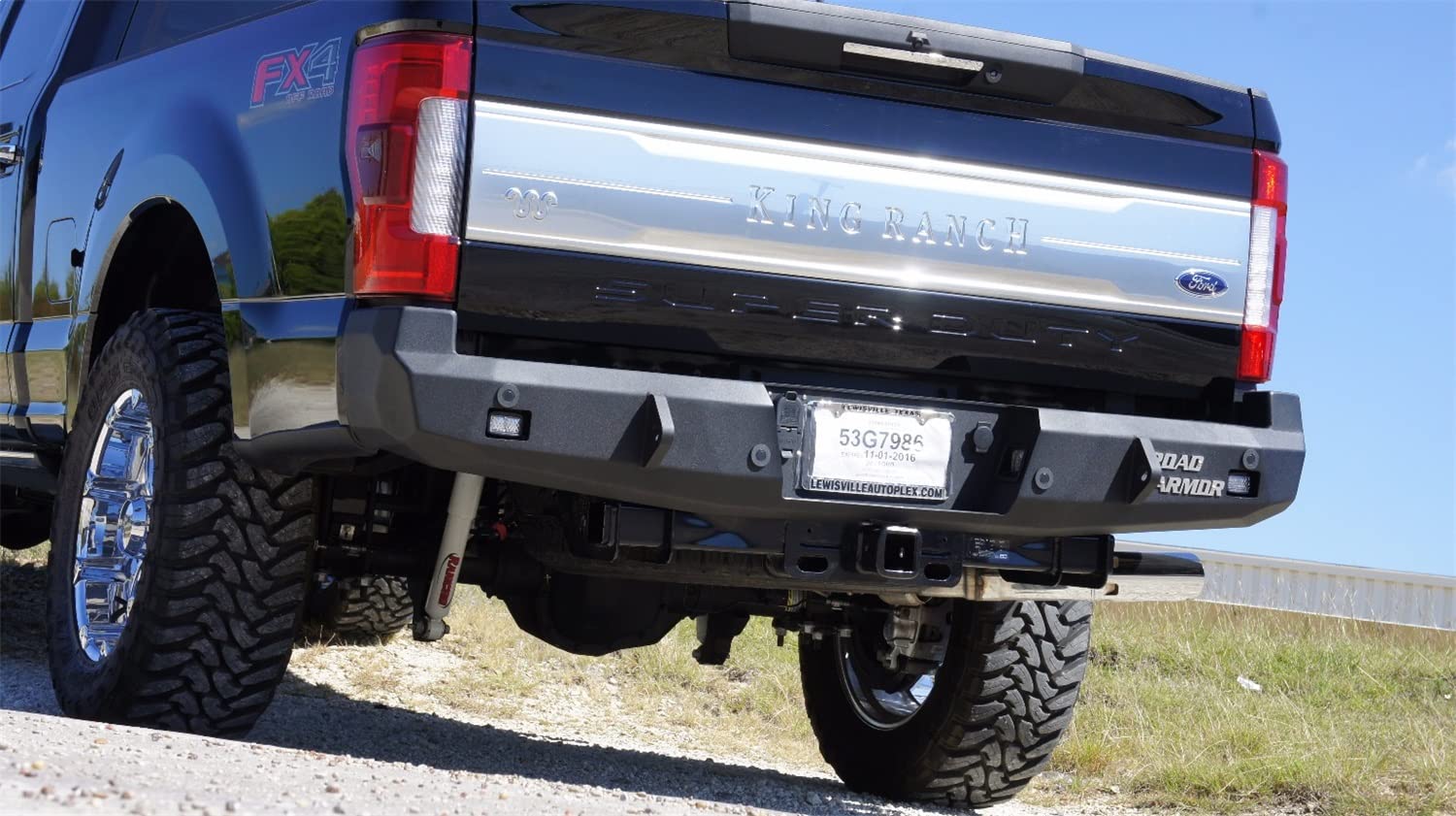 Rear Armor 617RRB Bumper Fits Ford F-250 Super Duty, Black