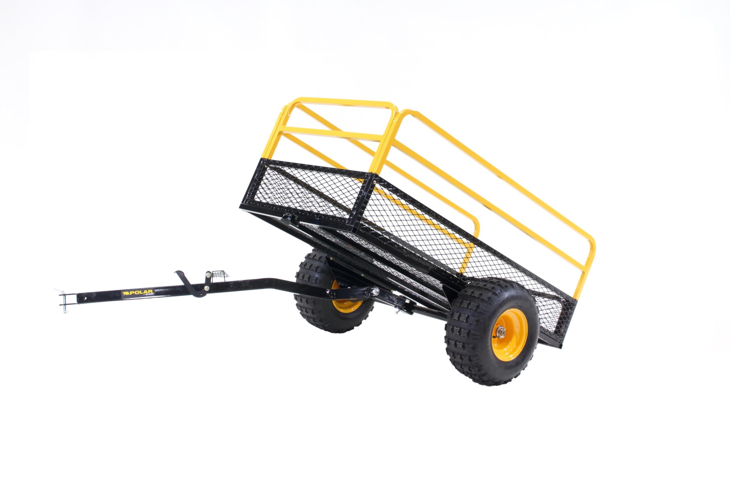 Heavy-Duty Utility Trailer Polar Trailer 10738 HDM 1400 – 92" x 51" x 36", Military-Grade Steel Mesh, Rust-Resistant, 10-Minute Assembly