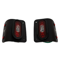 Combat Off Road LED Tail Gunner Tail Lights Compatible with Jeep JL/JLU - Flush Mount, SAE/DOT Approved