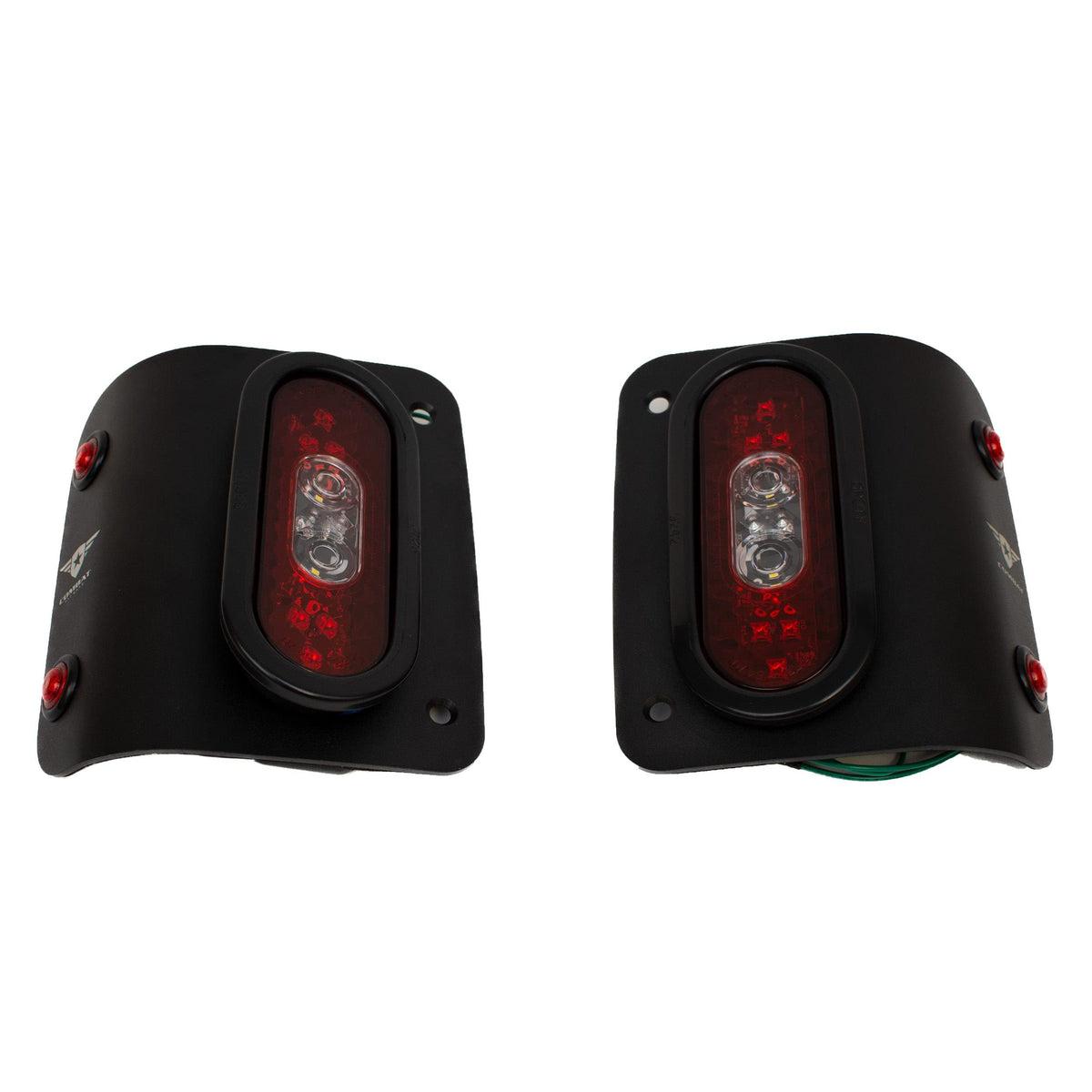 Combat Off Road LED Tail Gunner Tail Lights Compatible with Jeep JL/JLU - Flush Mount, SAE/DOT Approved