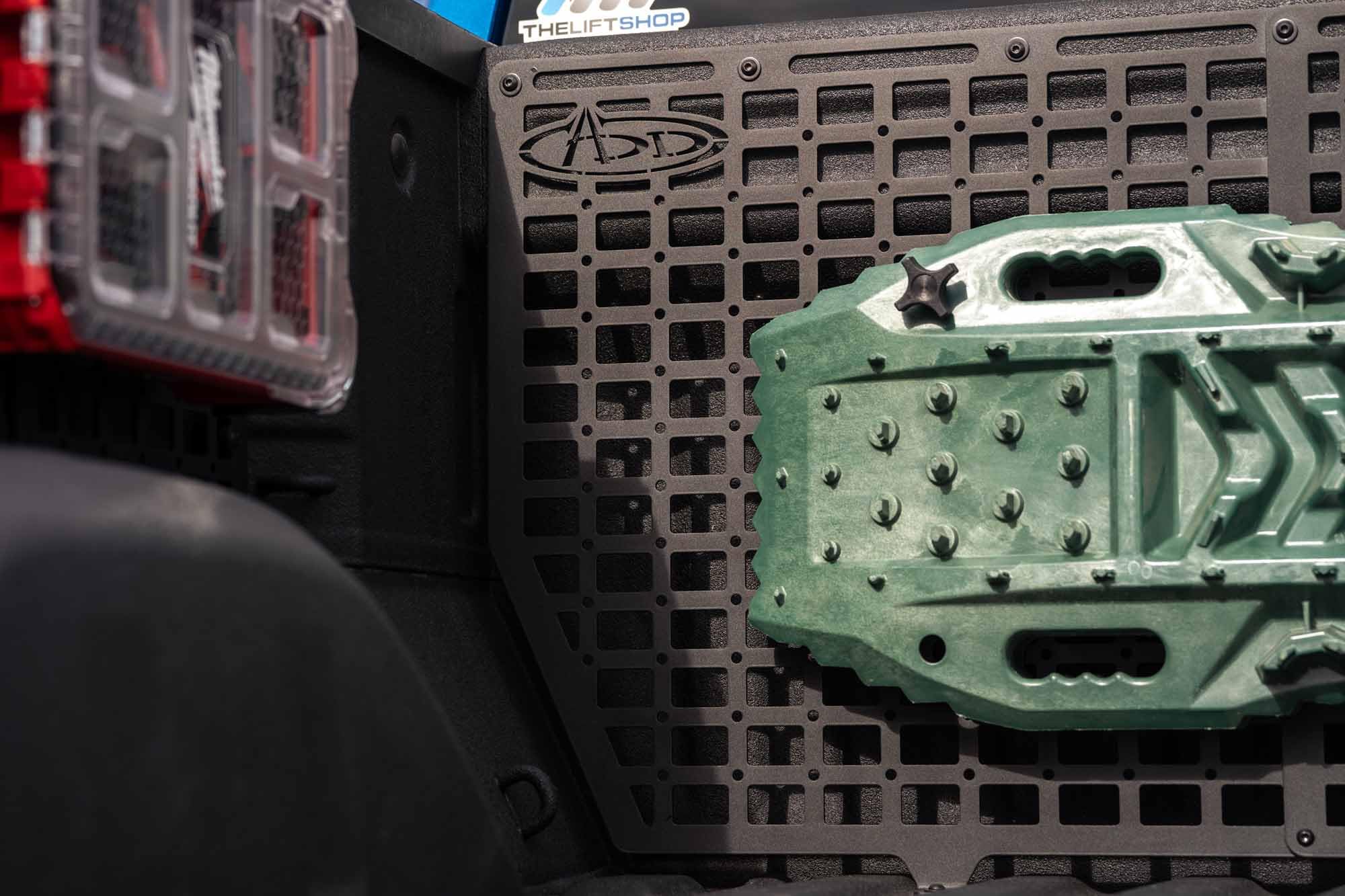 Molle Panels Bed Cab for The 2019-2024 Chevy/GMC 1500 | Profiled to Closely Follow Contours of The Bed | Keeps Bed Floor Clear for Larger Loads | Made in The USA | Addictive Desert Designs