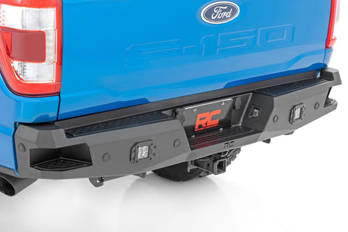 Rough Country LED Rear Heavy Duty Bumper for 2021-2023 Ford F-150-10810A