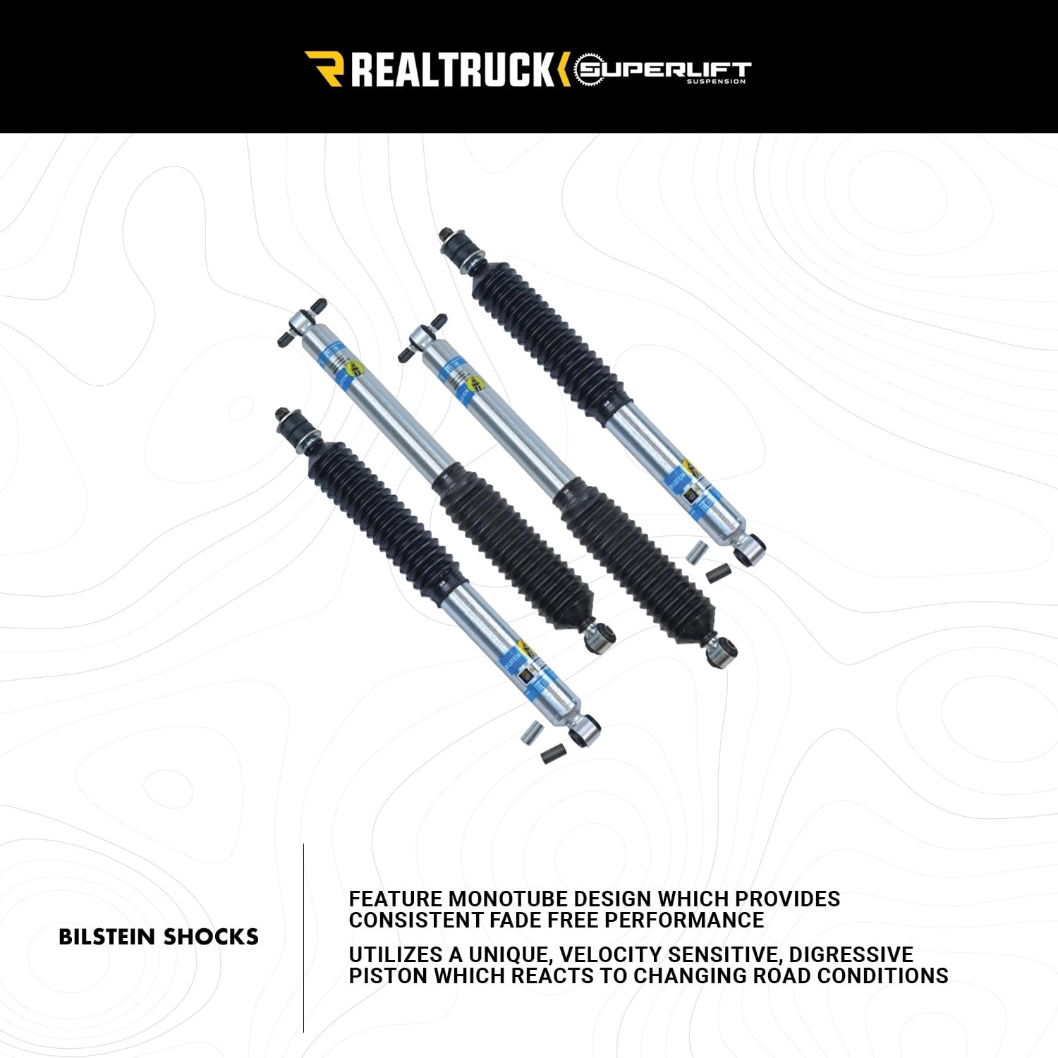 SUPERLIFT SUSPENSION RealTruck 4" Lift Kit for RAM 2500/3500 | Complete Lift Kit with Front & Rear Bilstein 5100 Shocks & Control Arms | K965B | Fits 2010-2013 RAM 2500; 2010-2012 RAM 3500 4WD Diesel