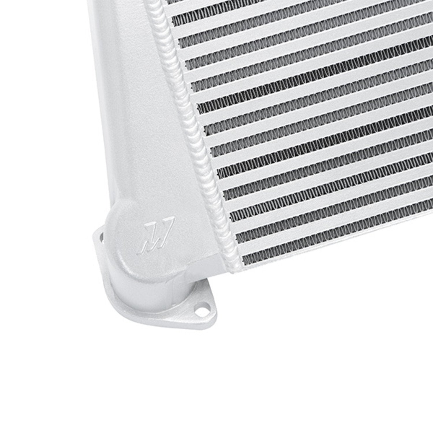 Mishimoto Top-Mount Intercooler Kit MMTMIC-WRX-08SLBL Compatible With Subaru WRX 2008-2014 Silver Cooler, Blue Hose