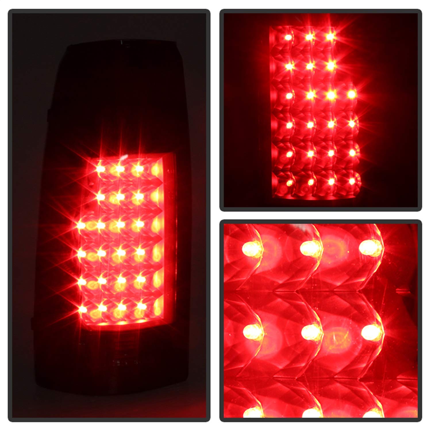 Chevy C/K Series Xtune ALT-JH-CCK88-LED-BKSM Tail Light
