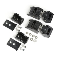 Hood Catch Kit, Rugged Ridge Textured Black | 11210.18 | Fits 1997-2006 Jeep Wrangler TJ