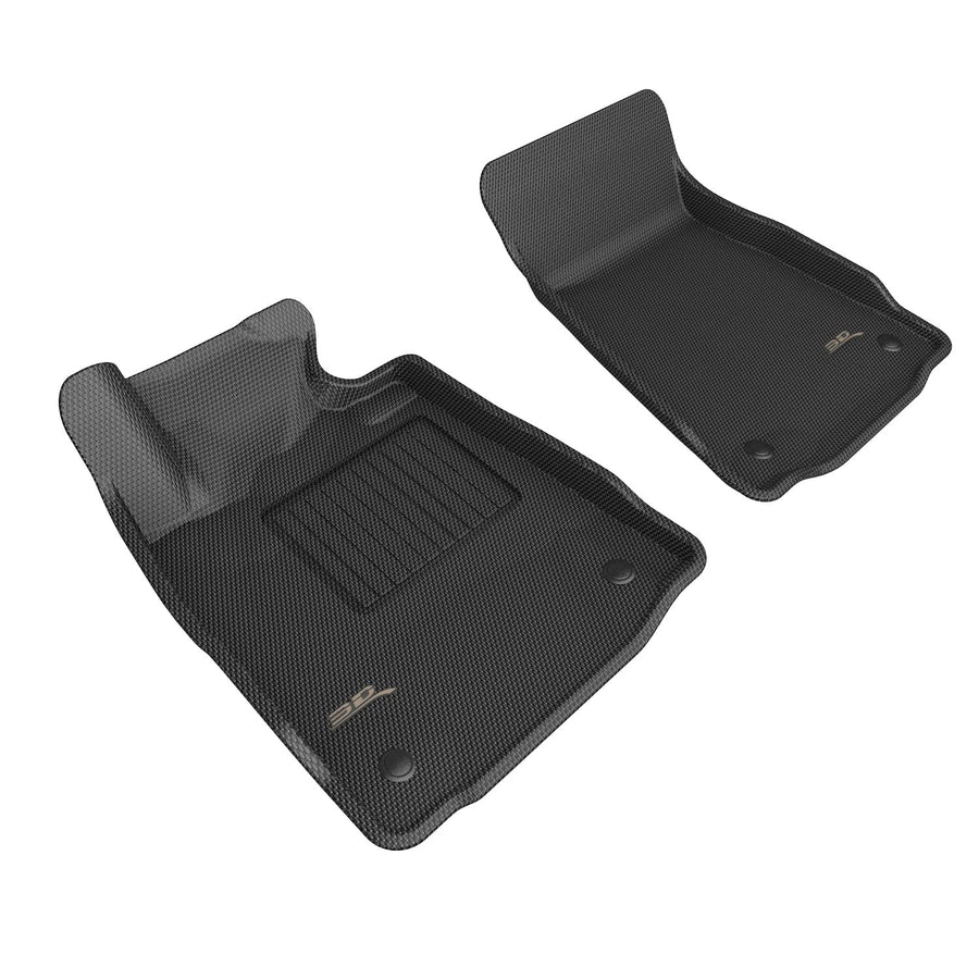 Kagu Floor Mat 3D MAXpider Custom Fit (Black) Compatible with Nissan Z 2023-2026 - Front Row