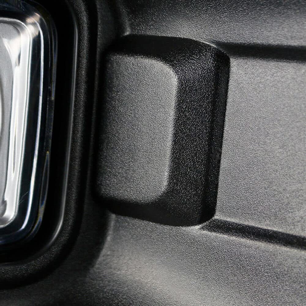 OEM Replica Black Horse Fog Light Clear Compatible with 2015-2016 Ford F-150-FR650OE-LED