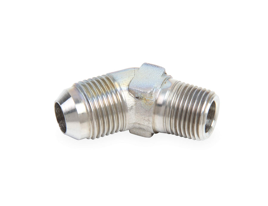 Earl's 45 Degree Elbow Male AN -3 to 1/8 in. NPT - Stainless Steel SS982303ERL