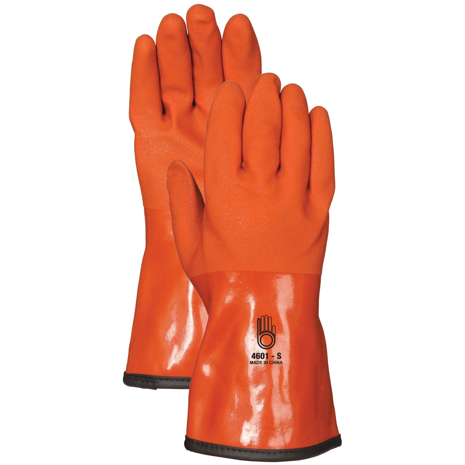 Bellingham Snow Blower SB4601S Insulated Gloves, 100% Waterproof Double-Dipped PVC Coating, Flexible to -4° Fahrenheit, Small