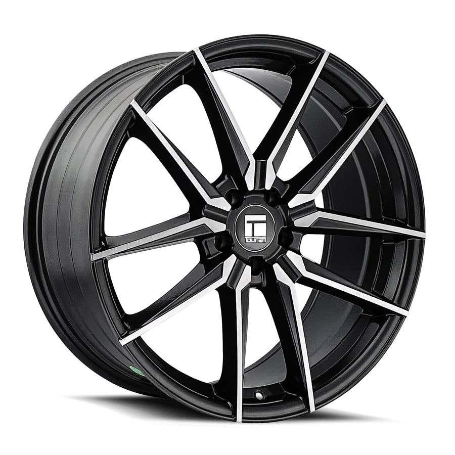 Grey Touren 3294 Wheel with Glossy (20 x 10. inches /0 x 108 mm, 35 mm Offset)