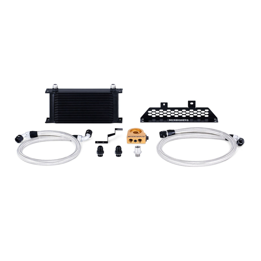 Mishimoto Oil Cooler Kit MMOC-FOST-13TBK Low-Temp Thermostatic Fits Ford Focus ST 2013+ Black