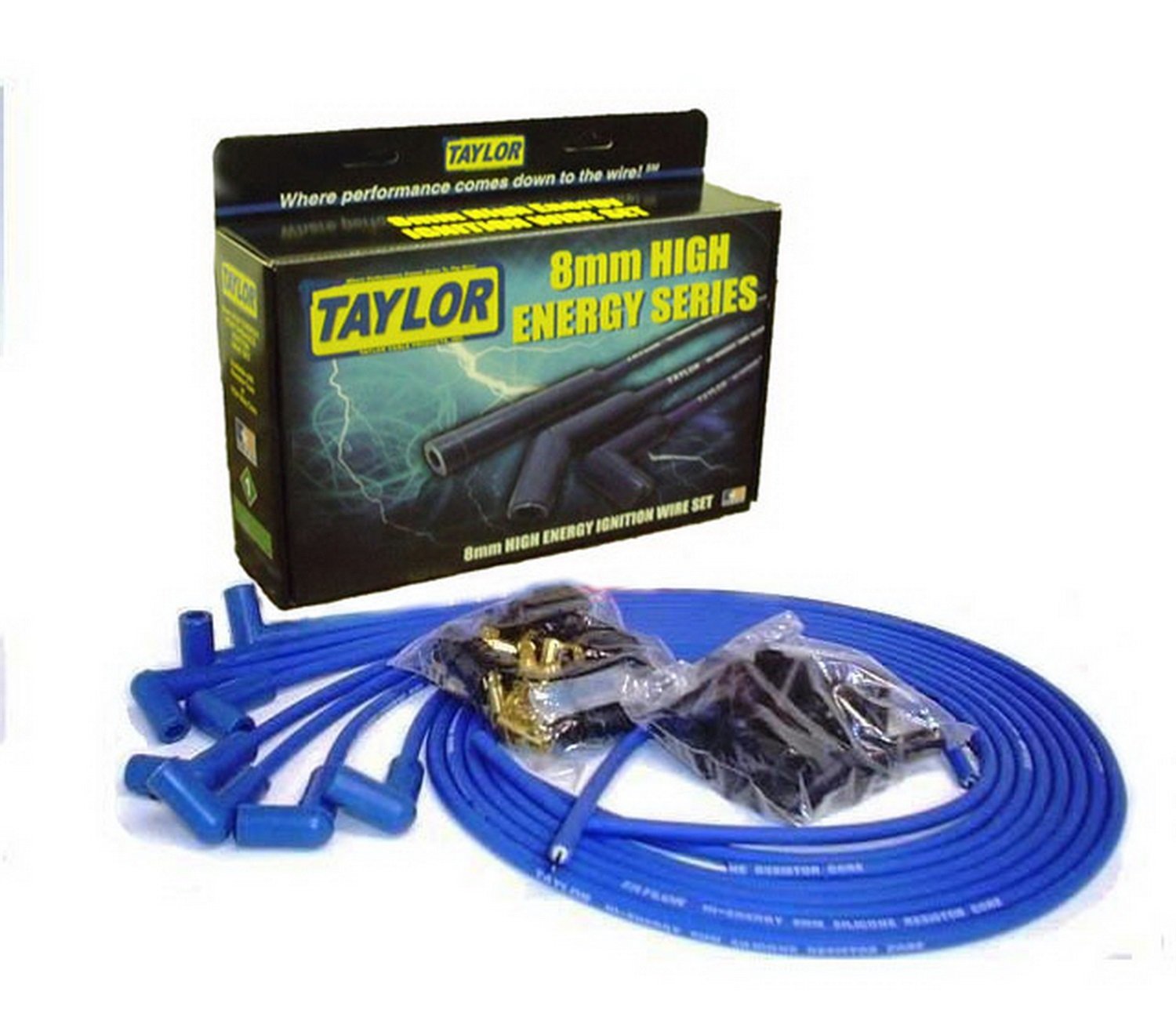 Blue Taylor Cable 60651 8mm High-Energy Universal Resistor Core Wire Set
