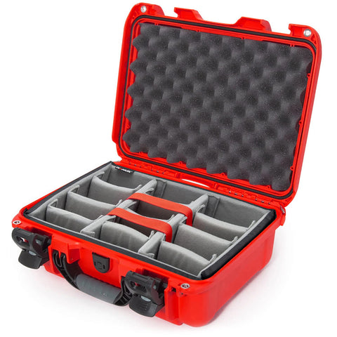 Waterproof Nanuk Hard Case with Padded Dividers - Red (920-2009)