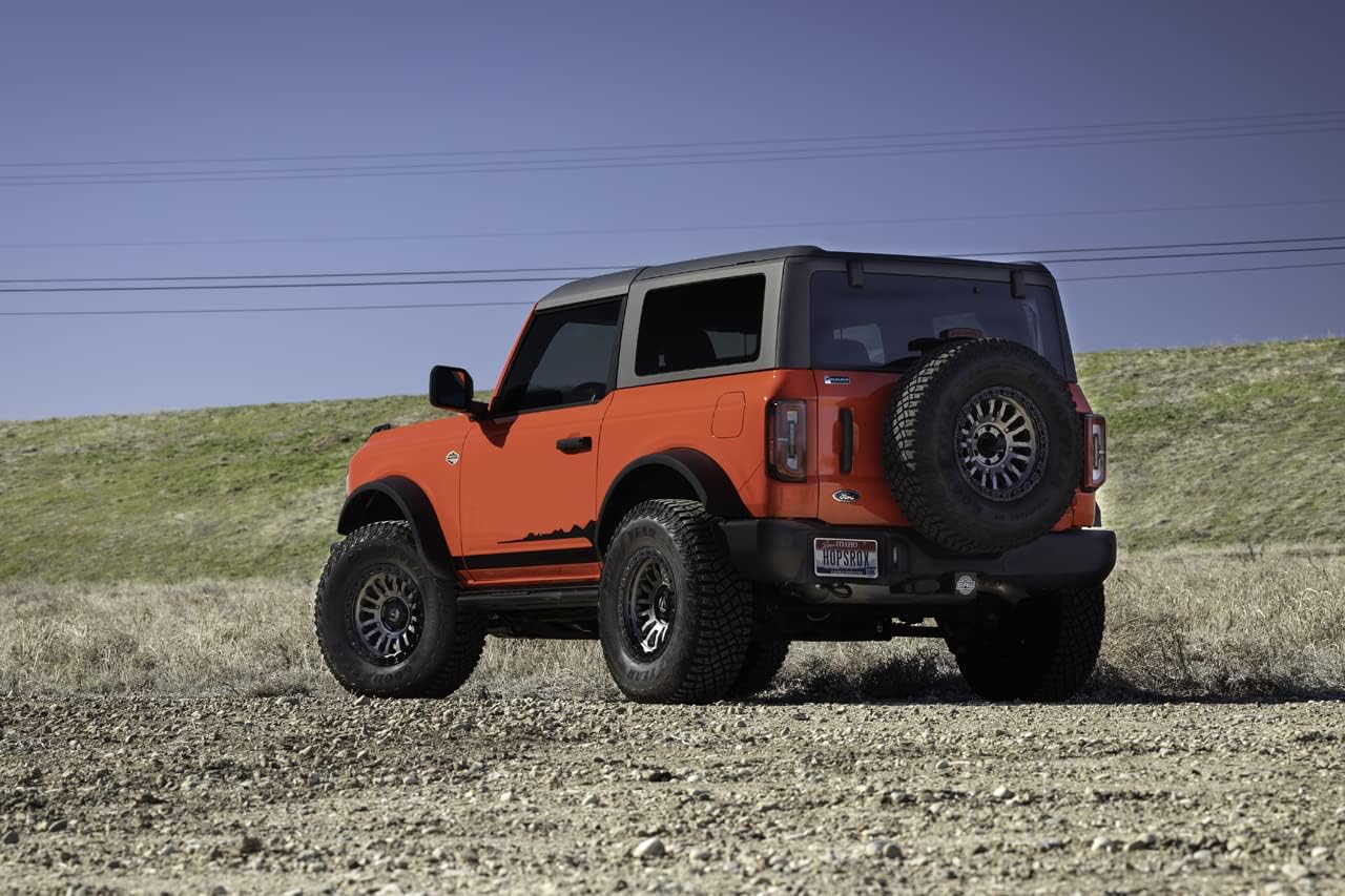 FUEL OFF-ROAD 17X9 FC857 RINCON 5X5.0 5.04 1mm MATTE GUNMETAL WITH BLACK LIP - FC857AB17905001