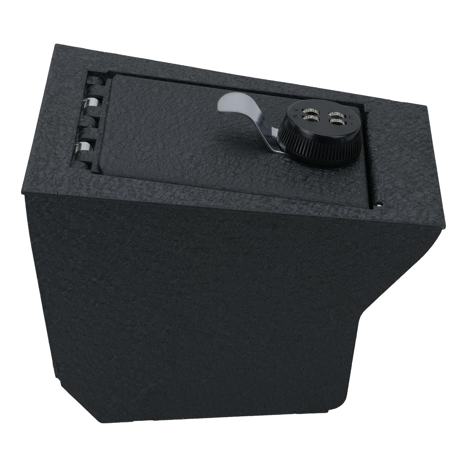 Center Console Safe Black Horse Security Lock Box, Black Gun Box Organizer, with 4 Digit Combination Resettable Lock Compatible with 2019-2023 BMW X5 -ASBX01