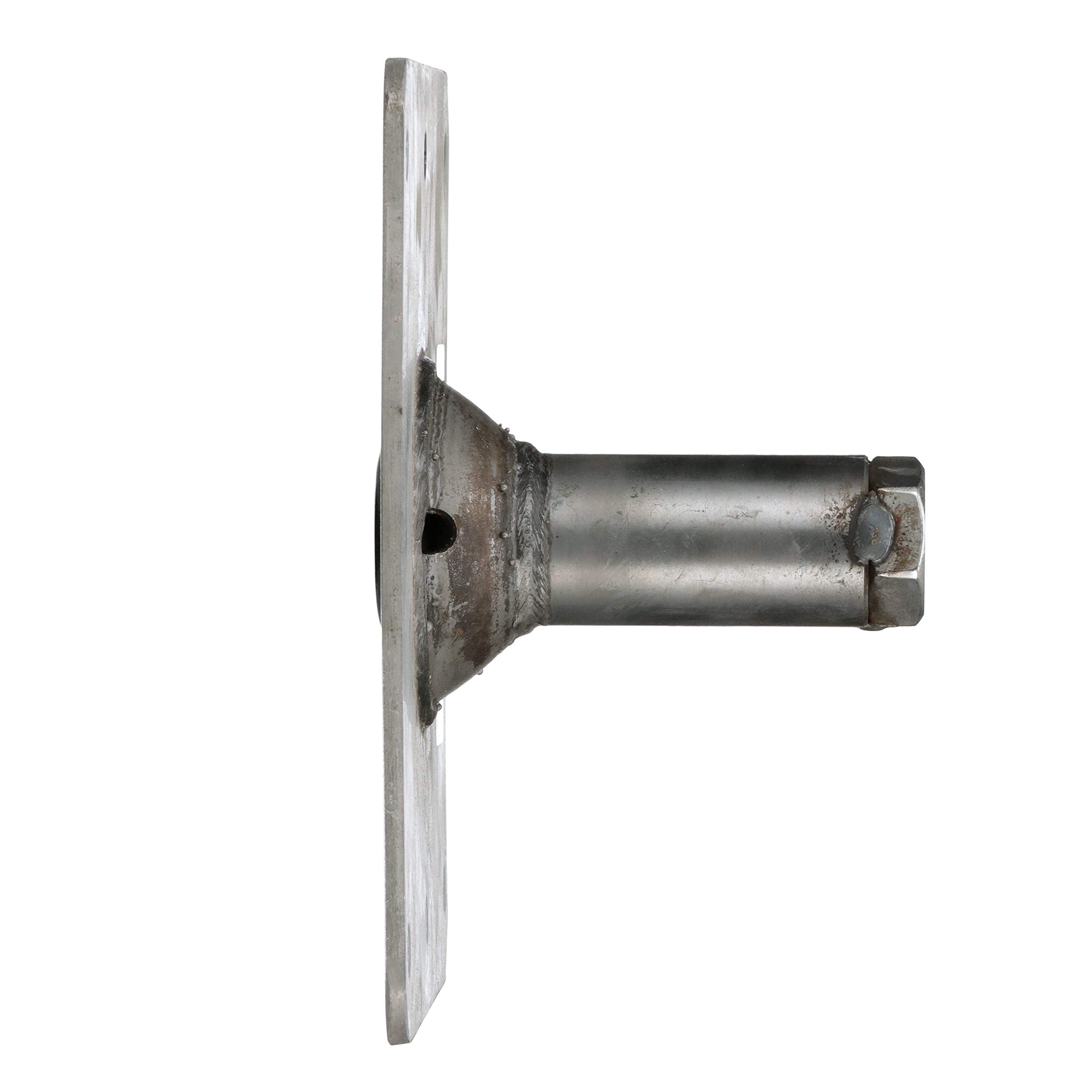Lock’N-Pin Attwood SP-67739-T ¾-Inch Pin Base — 7x7-Inch Base, Threaded, Acetal Bushing, Pre-Drilled for Mounting
