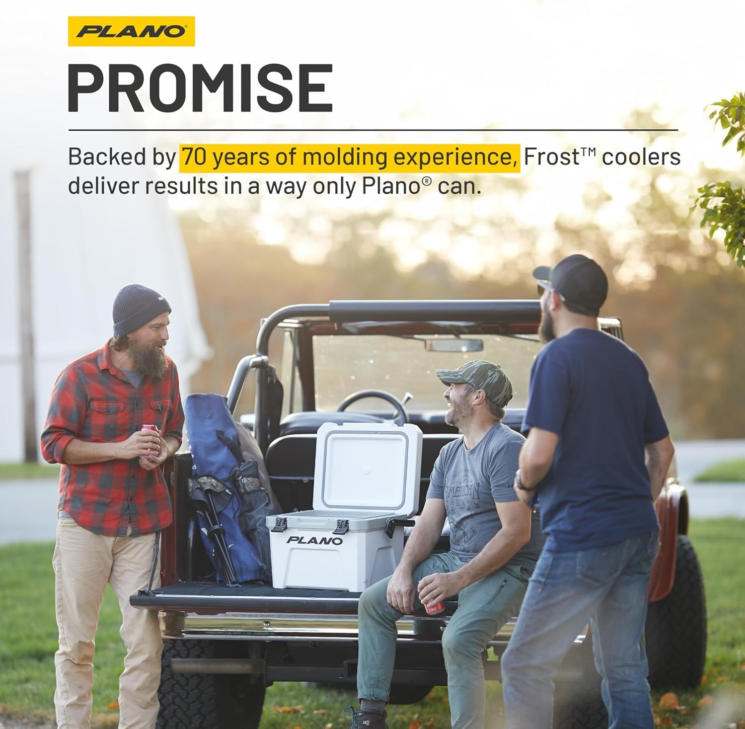 32-Quart Plano Frost Cooler Capacity | Heavy-Duty Insulated Cooler Keeps Ice Up to 5 Days | For Tailgating, Camping and Outdoor Activities