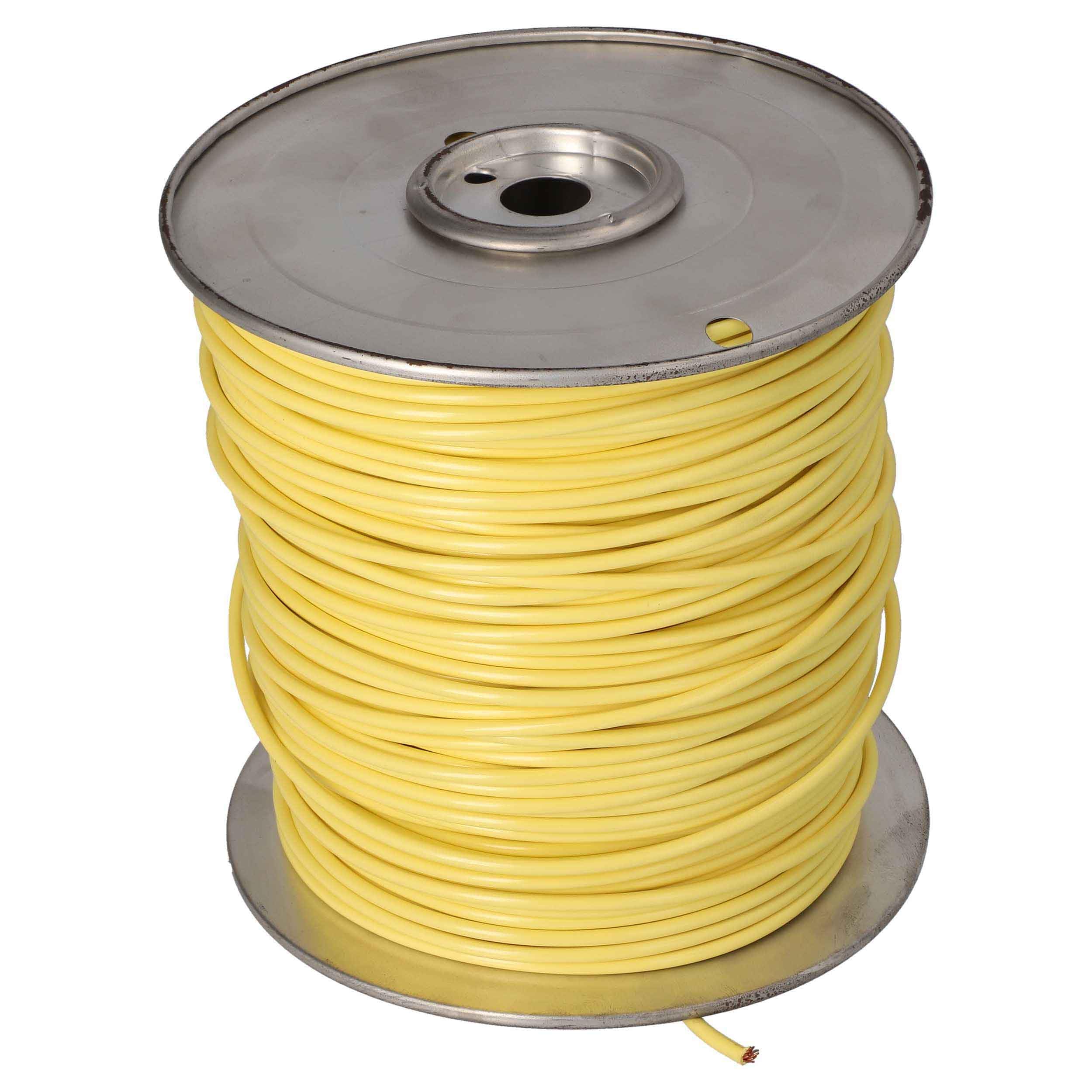 12 Ga Install Bay US GPT All Copper Primary Wire Yellow - Coil of 500 Ft