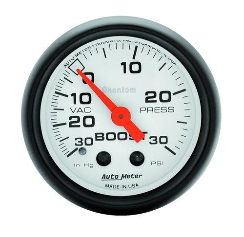 Mechanical Auto Meter Boost/Vacuum Gauge 5703