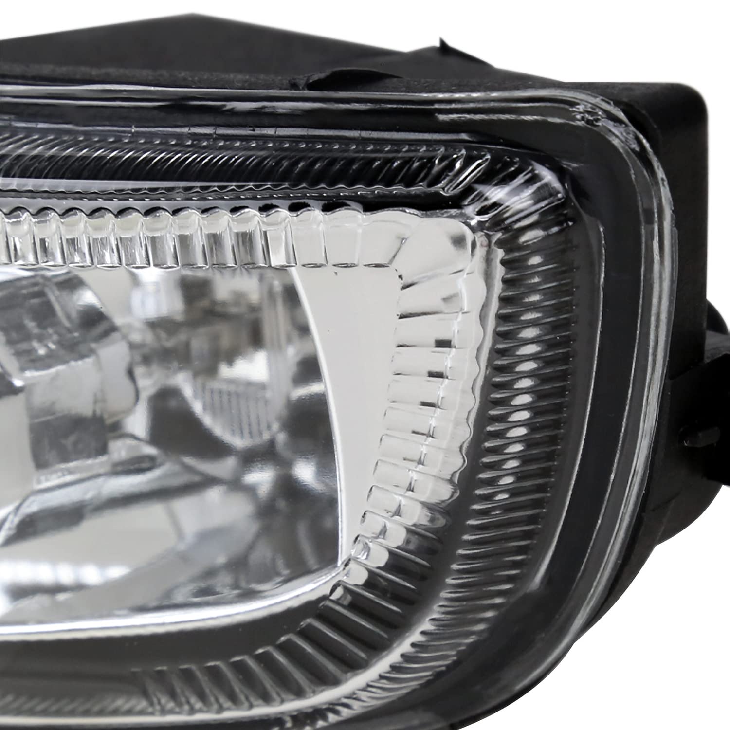 Fog Lights SPEC-D TUNING Chrome + H3 Bulbs Compatible with 2001-2002 Toyota Corolla, L+R Pair Assembly