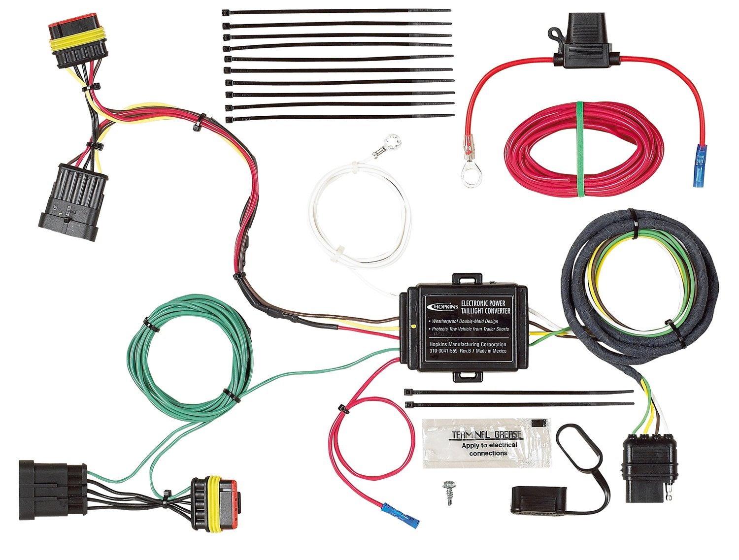 Plug-In Simple Hopkins Towing Solutions Vehicle Wiring Kit 11140274