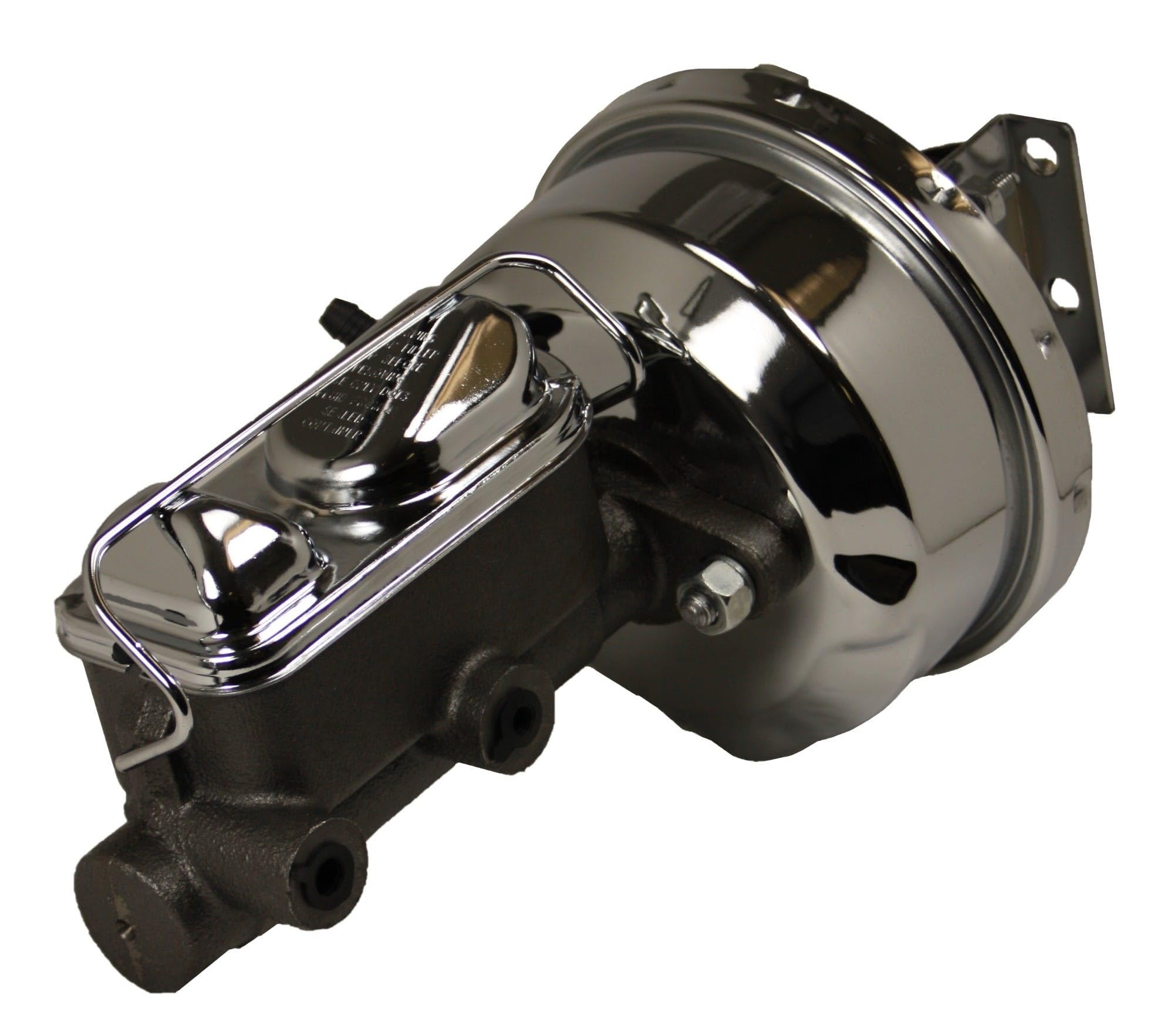 7 Inch LEED BRAKES Power Brake Booster, 1 Inch Bore Master (Chrome)