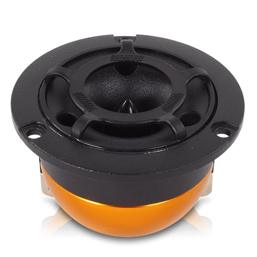Super Tweeter Sundown Audio BT-1R with Grill - 100W RMS, 8 Ohm High-Sensitivity Car Audio Tweeter - 100dB, 4kHz-20kHz - Compact 1.6" Depth (Single)