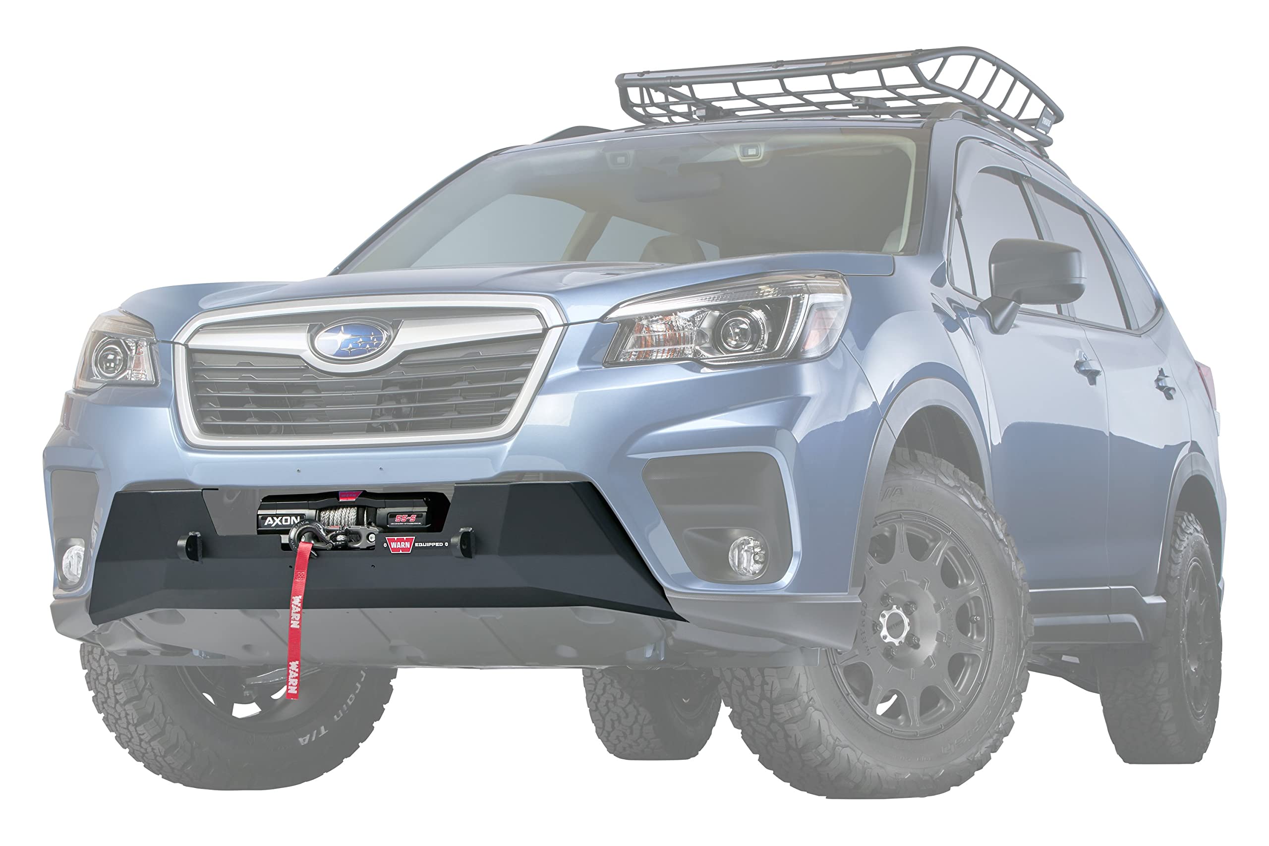 Semi-Hidden WARN 106413 Winch Mounting Kit, Fits: Subaru Forester (2019+)