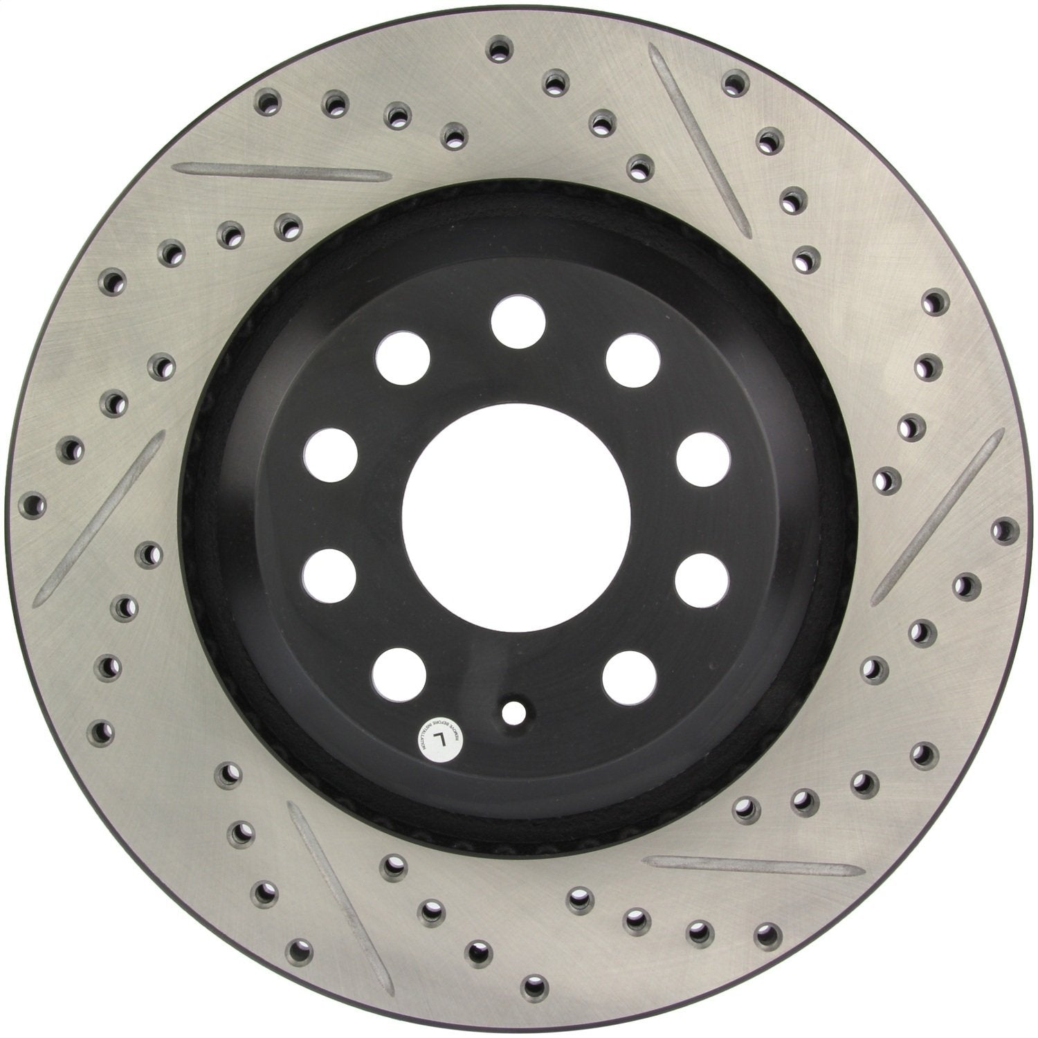 Sport Drilled/Slotted Brake Rotor StopTech 127.33113L (Rear Left), 1 Pack