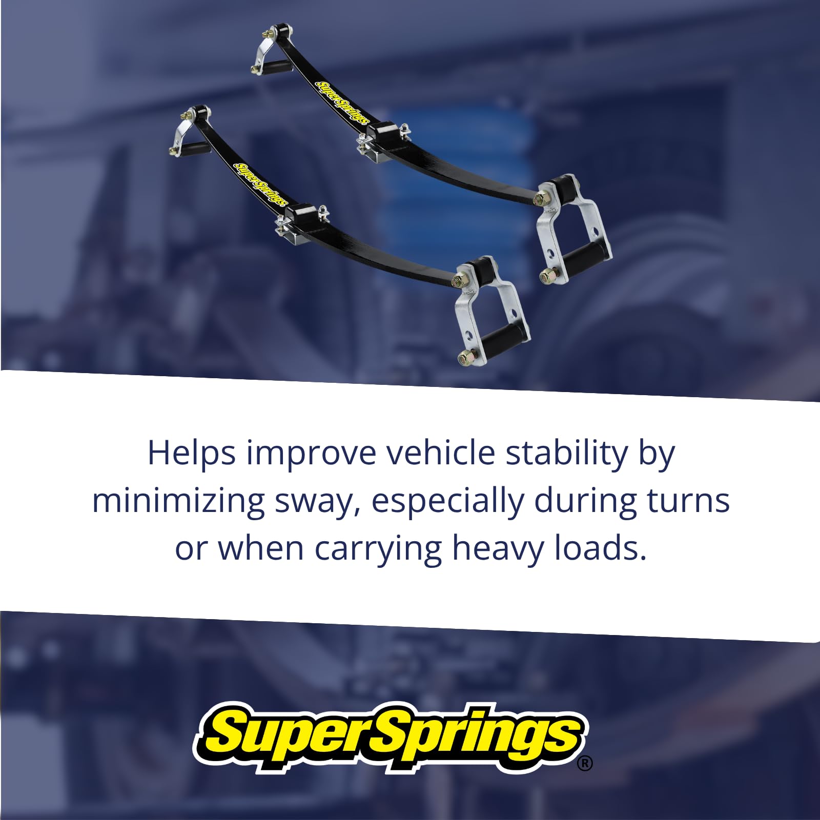 SuperSprings SSA19 for Toyota Tacoma, Black