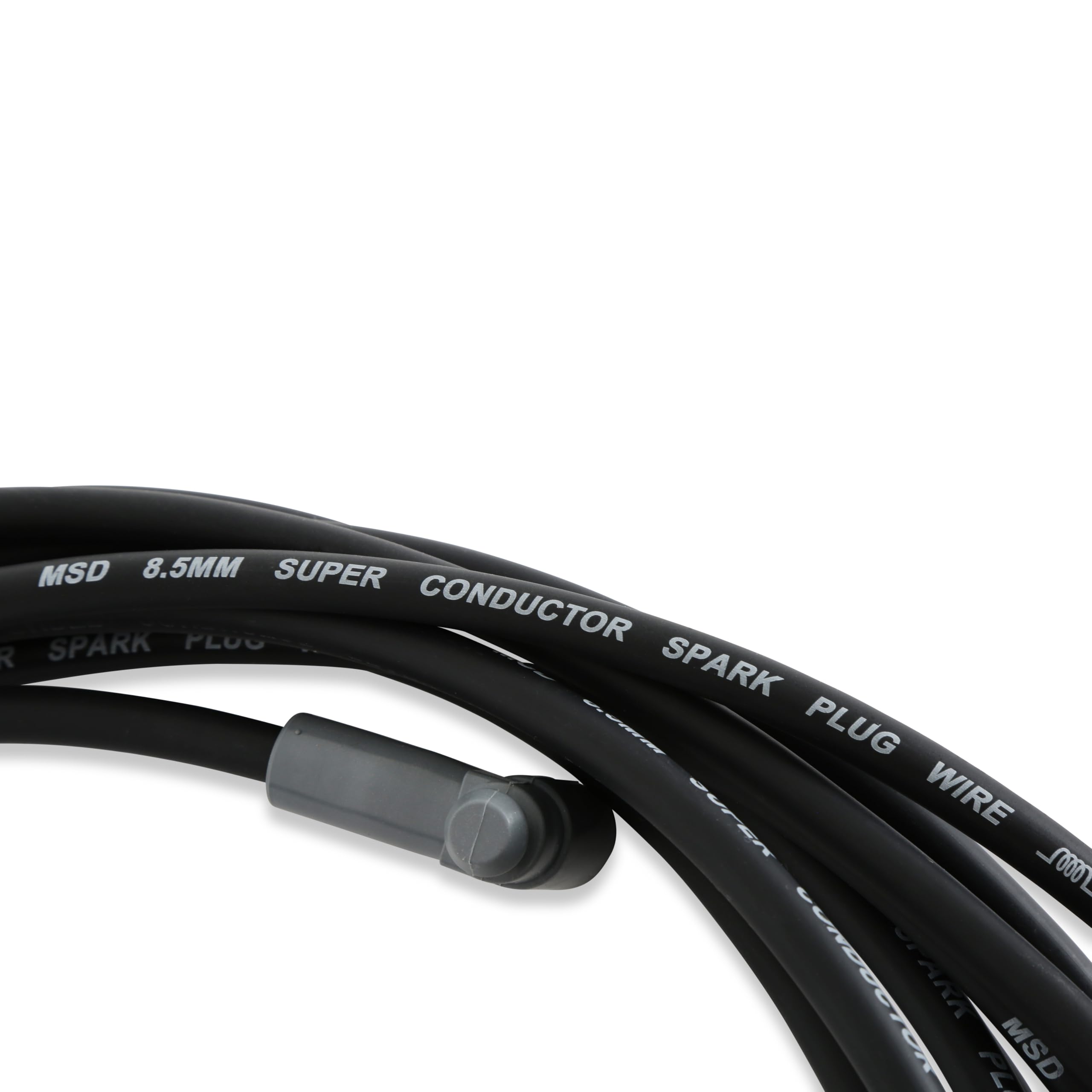 Super Conductor MSD 35383 Spark Plug Wire Set, Black