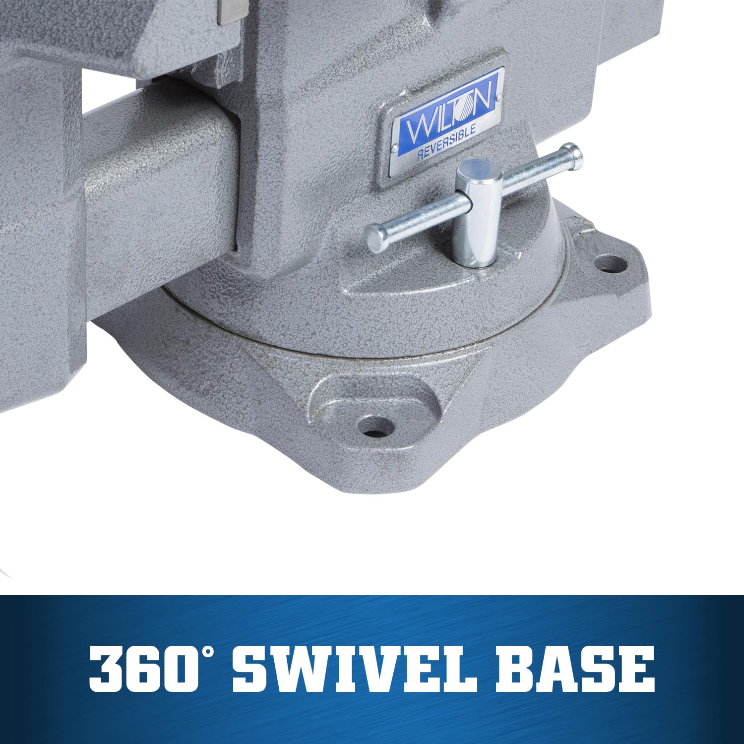 Reversible Wilton Bench Vise, 8" Jaw Width, 9-1/4" & 14-1/2" Jaw Opening, 4-3/4" Throat (Model 4800R)