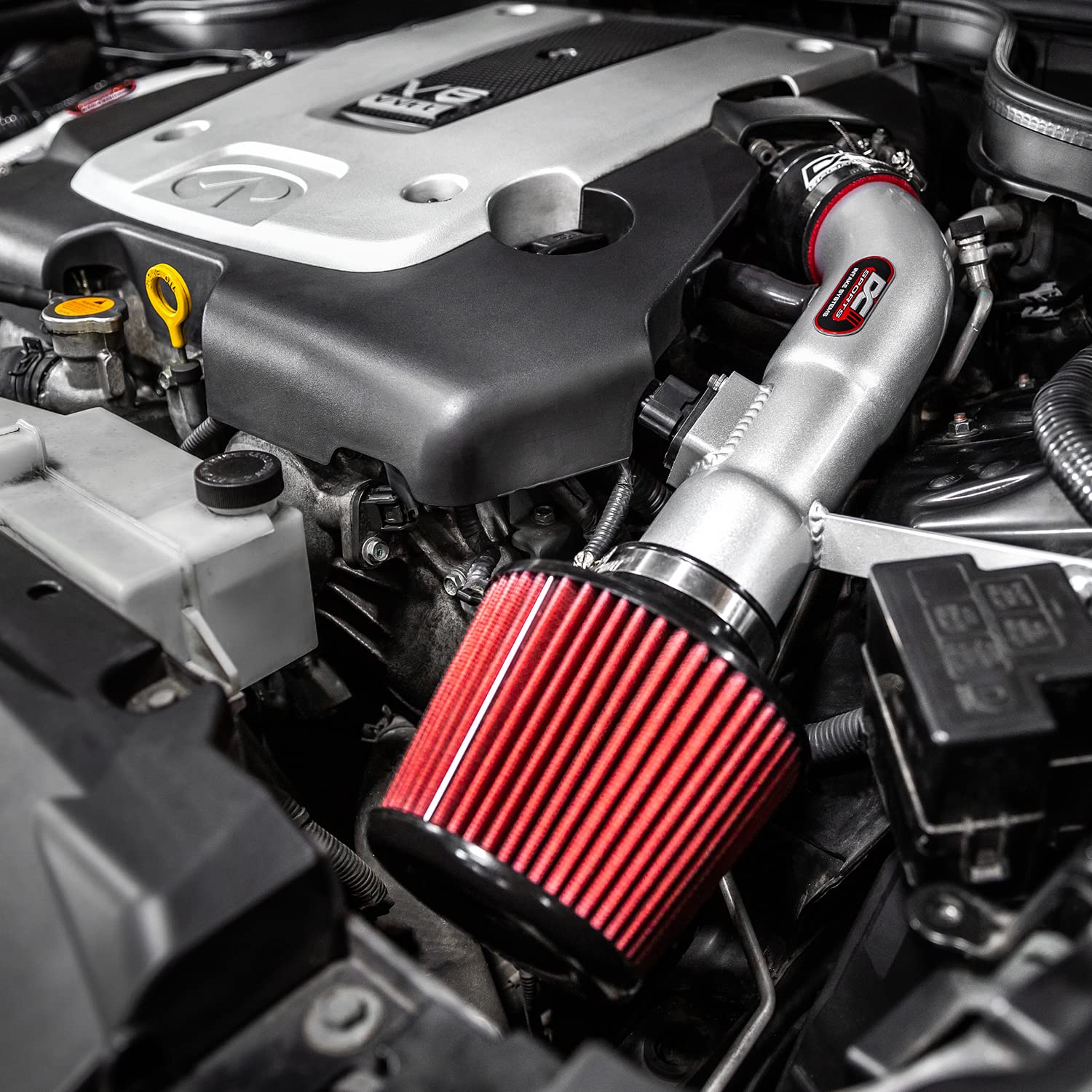 Short Ram Intake System DC Sports For Use With (Infiniti 07-08 G35/ 08-13 G37/14-15 Q50)