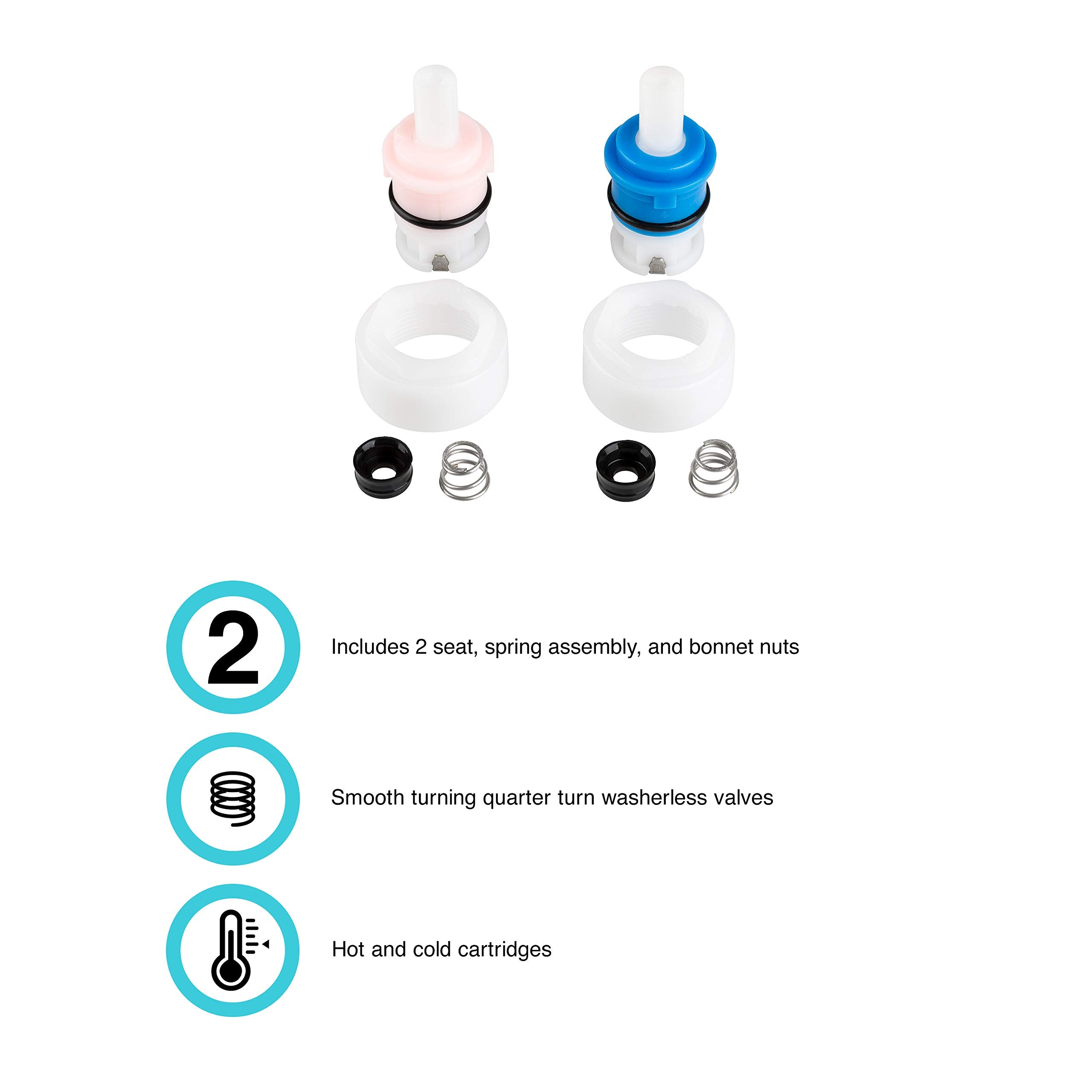 Dura Faucet RV Cartridge Replacement Kit for DF-RK200 Plastic Lever Handles