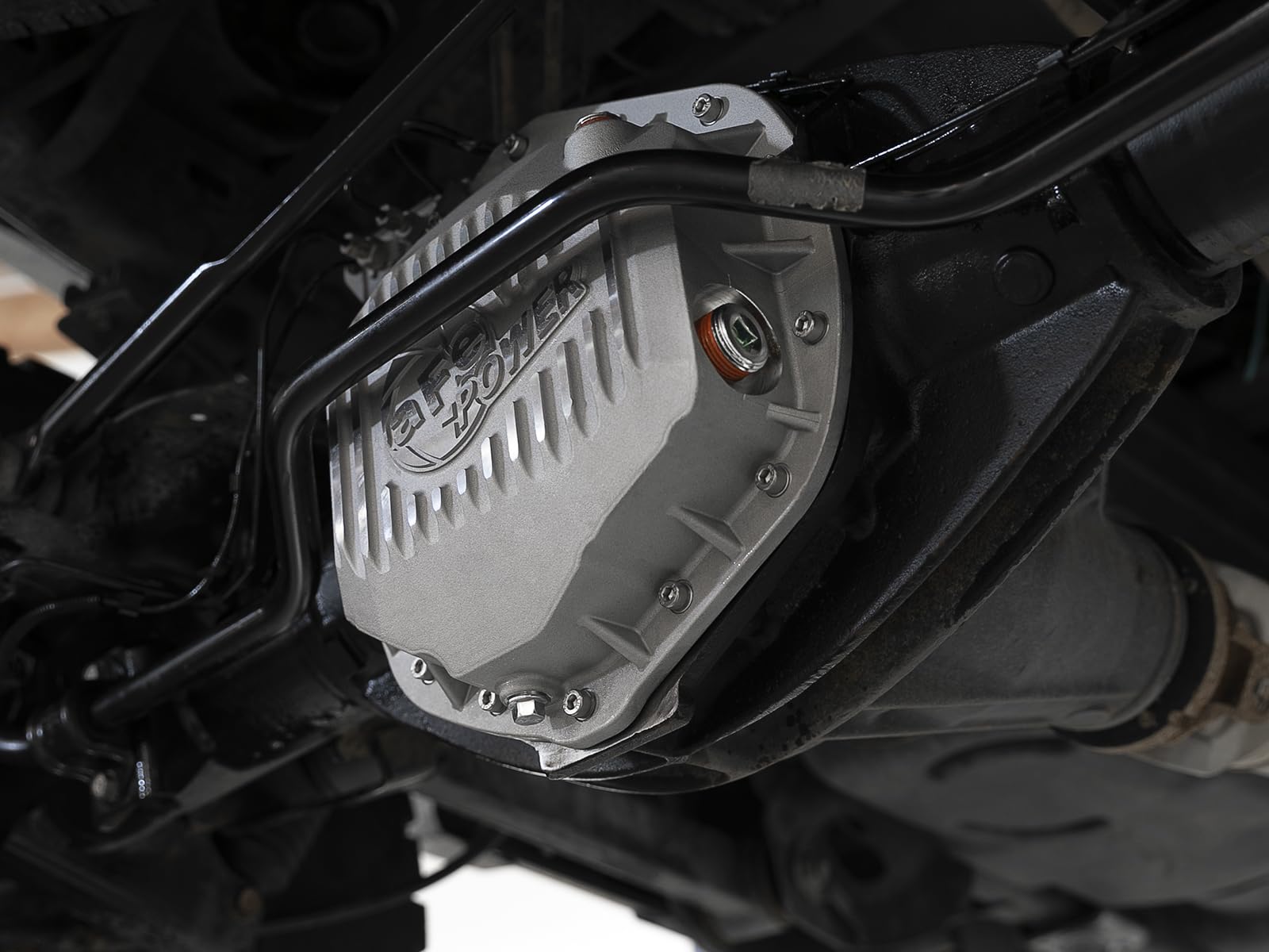 aFe POWER Rear Differential Cover Street Series Raw w/Machined Fins - #46-70390 - Dodge Trucks 2500/3500 03-18