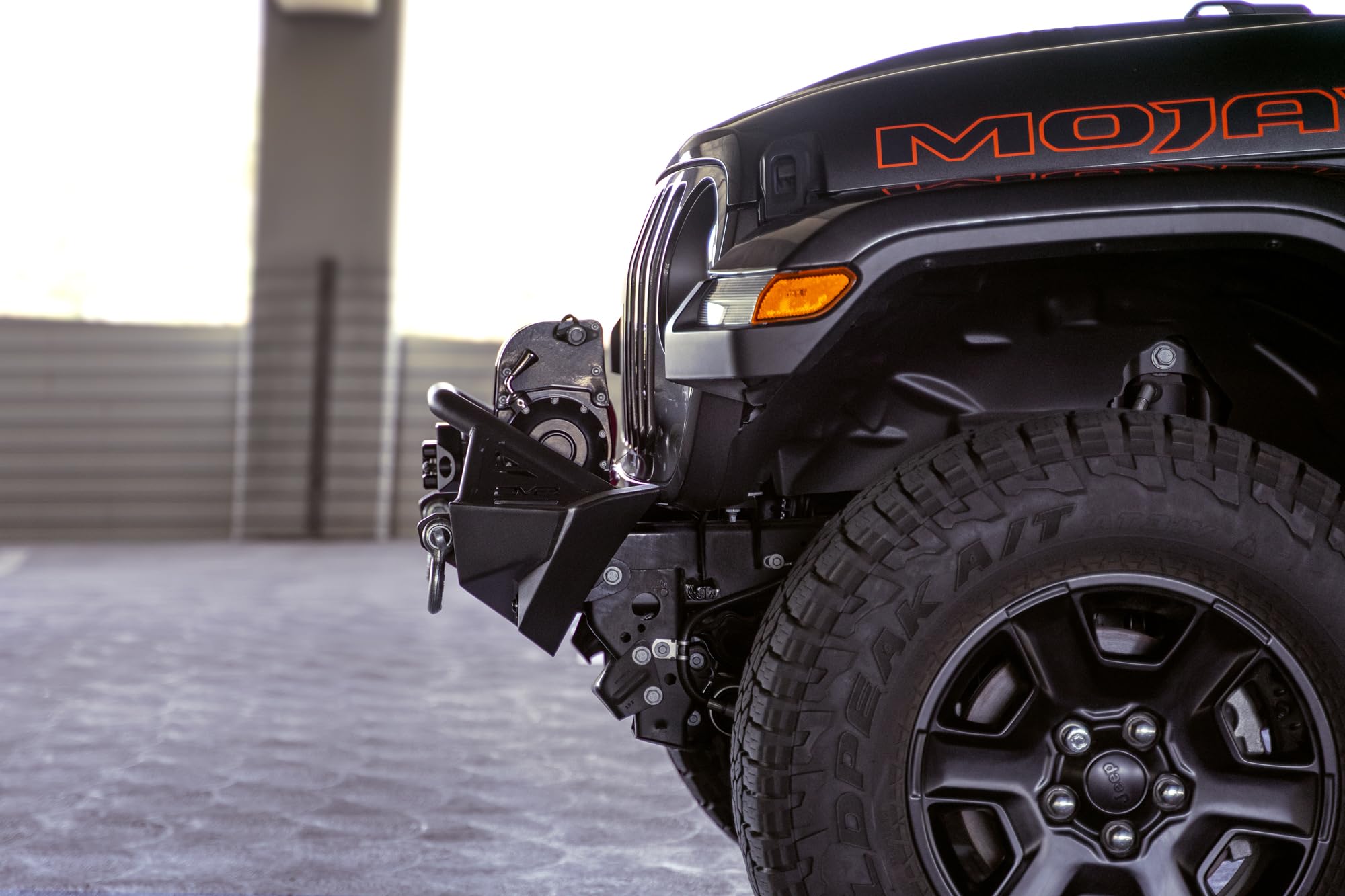 Stubby FS-1 Series Front Bumper for the 2007-2025 Jeep Wrangler JK/JL & Gladiator JT | High Clearance Stubby Winch Bumper | Tubular Bull Bar | Retains OEM Sensors | Fully Bolt-On | DV8 Offroad