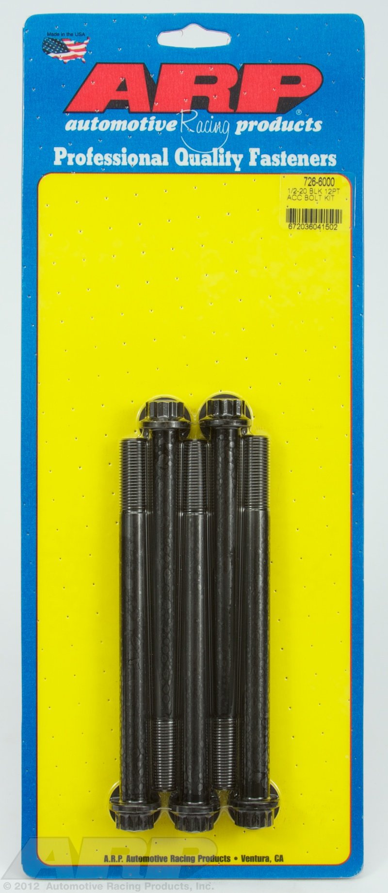 Black ARP (726-6000) Oxide Bolt