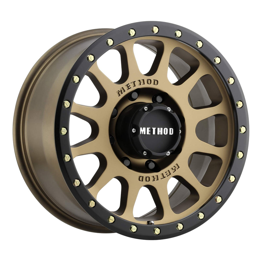 Method Race Wheels 305 NV HD 18x9" Bronze/Black Method Street Loc 8x180", 18mm offset 5.75" Backspace, MR30589088918H